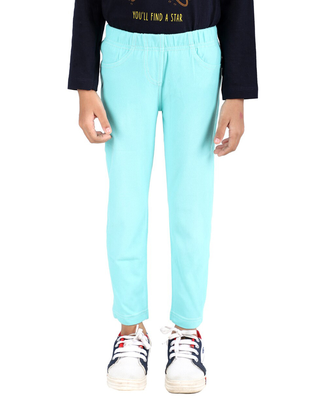 3PIN Girls Relaxed Fit Cotton Jeggings