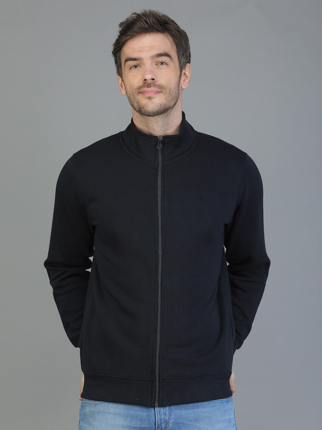 TQS Mock Collar Cotton Sweatshirt