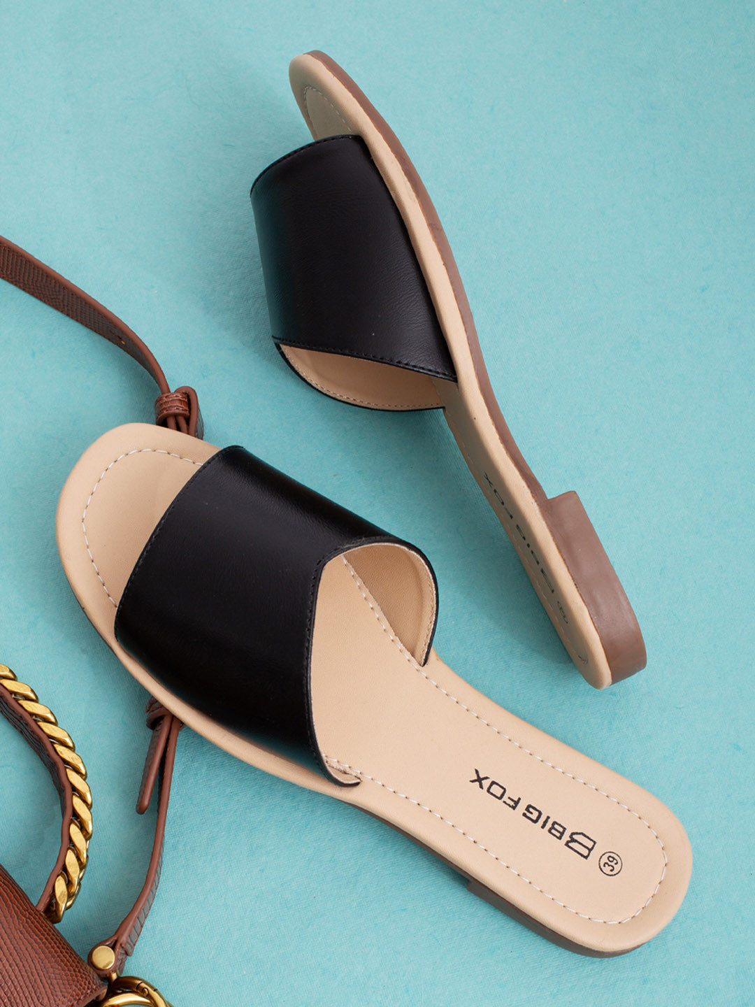 Big Fox Women Open Toe Flats