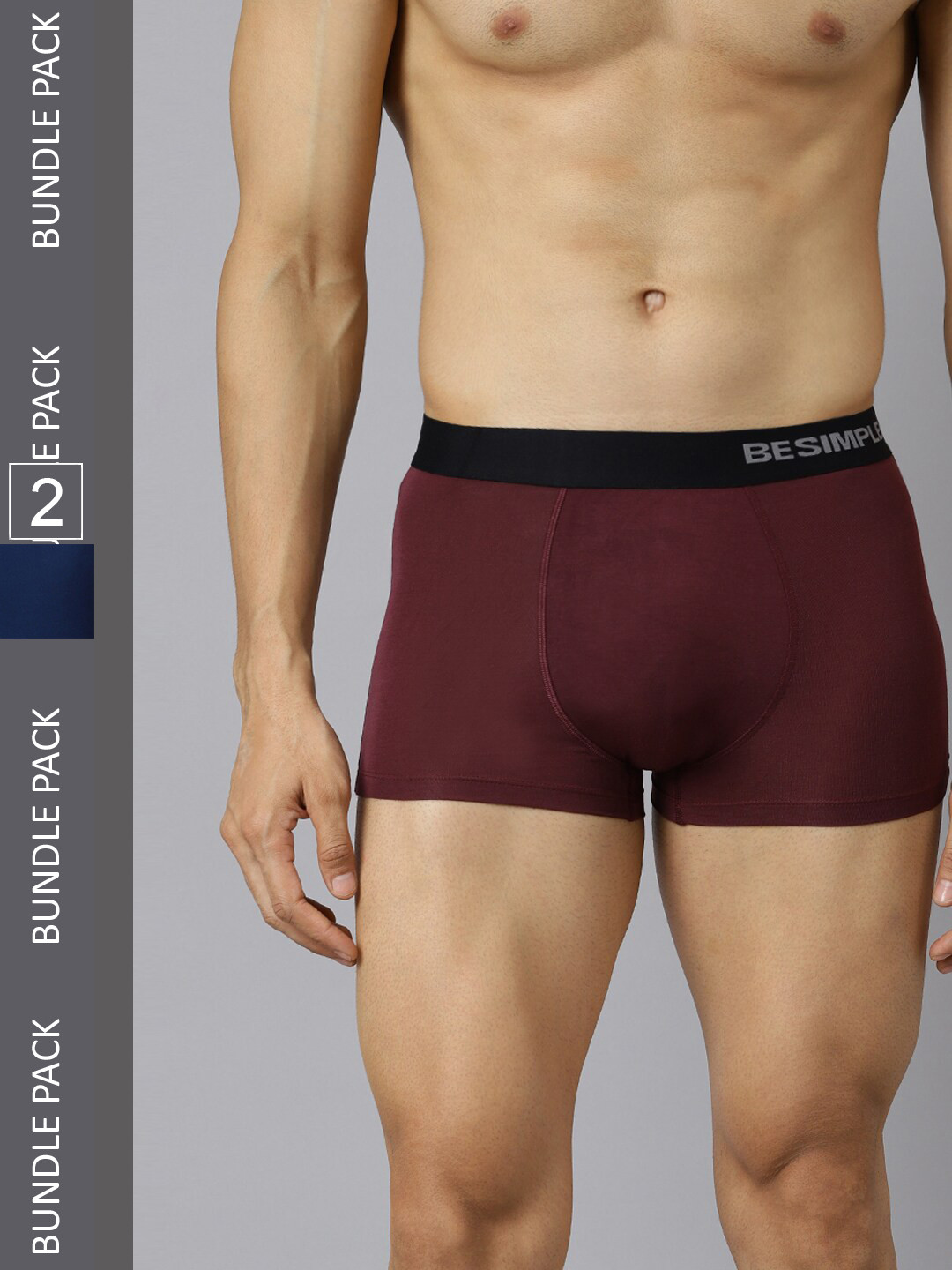 BESIMPLE Men Pack Of 2 Trunks