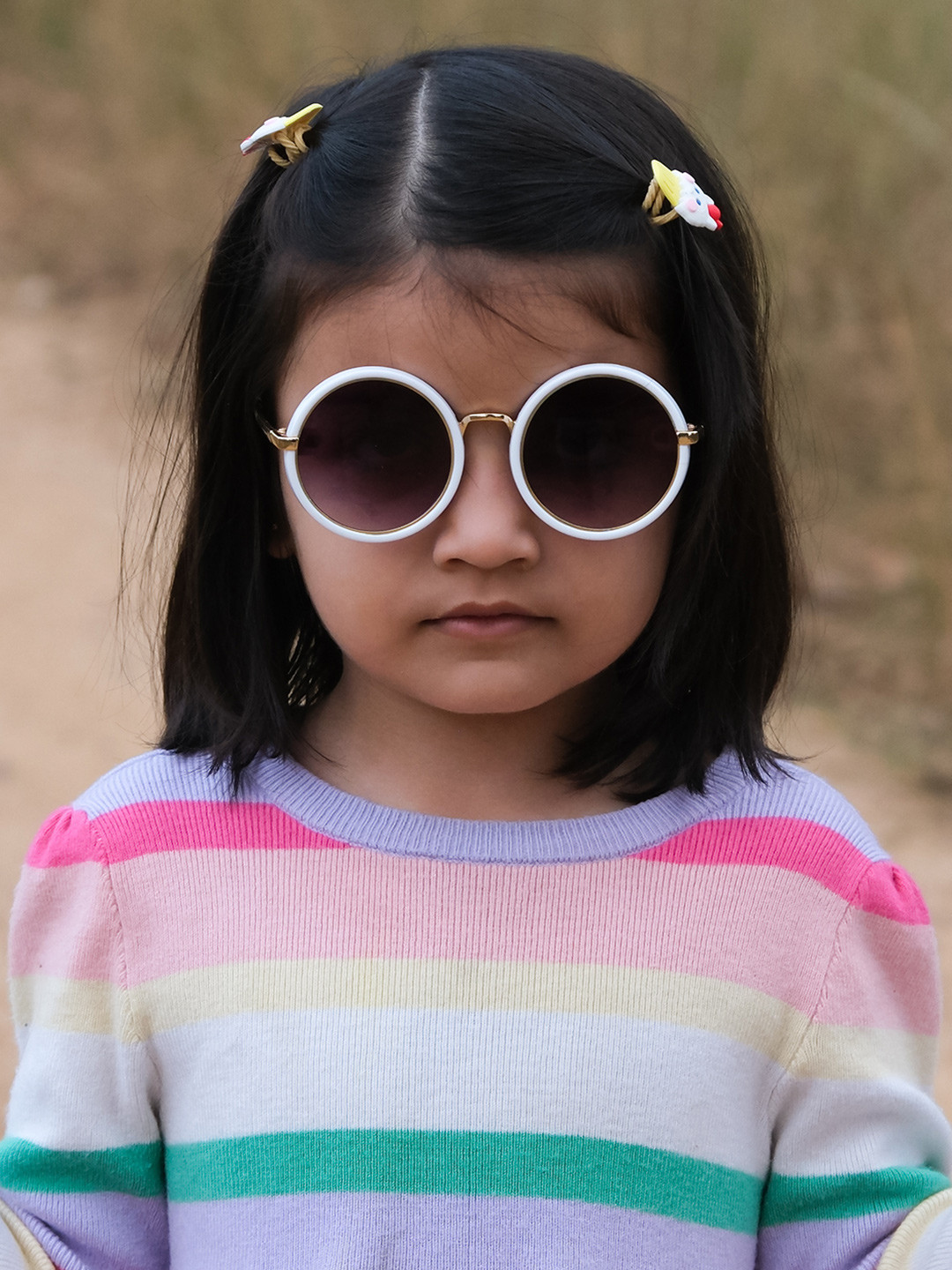 DukieKooky Round Sunglasses With UV Protected Lens - DKSG364E