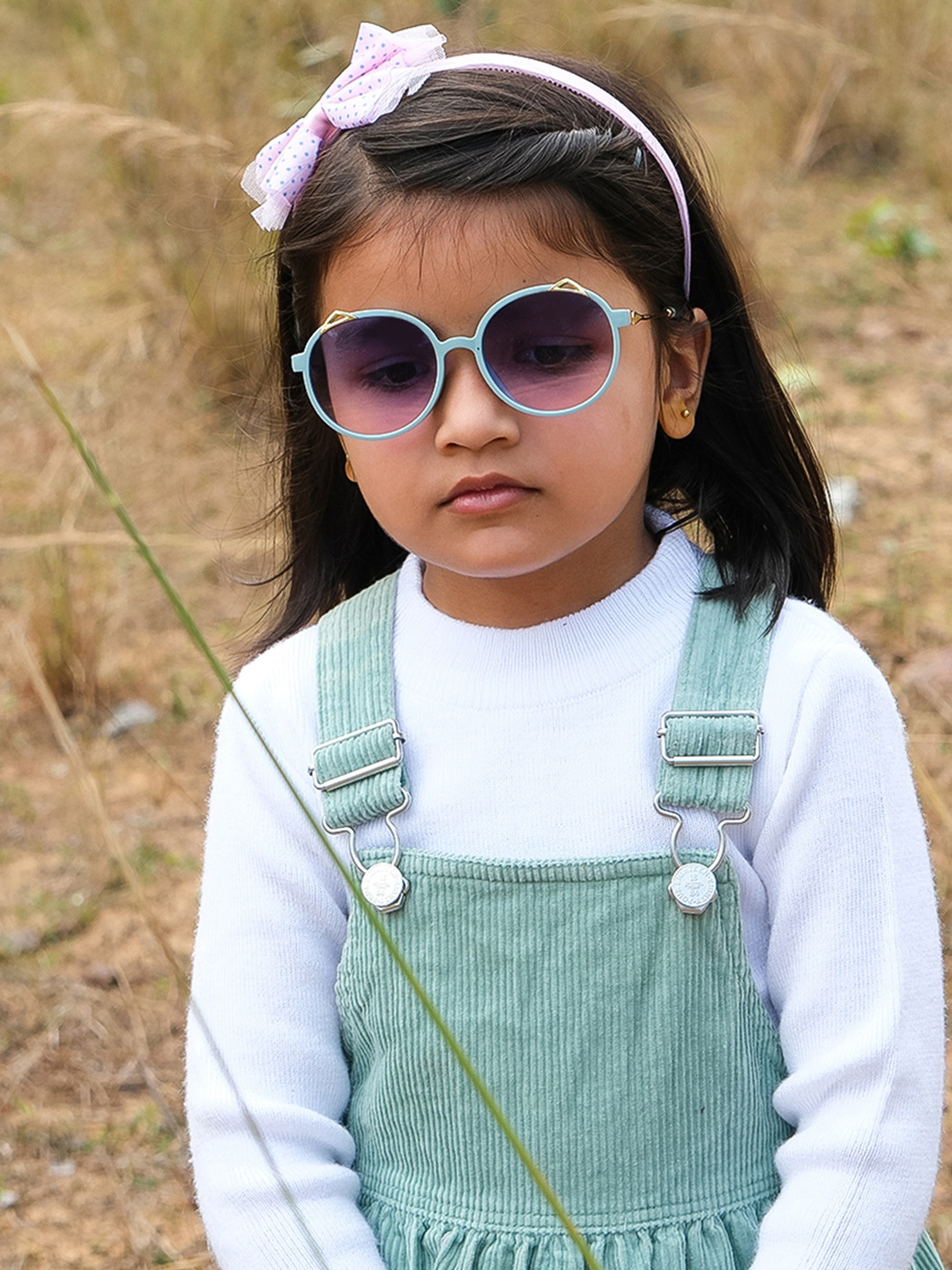 DukieKooky Round Sunglasses with UV Protected Lens