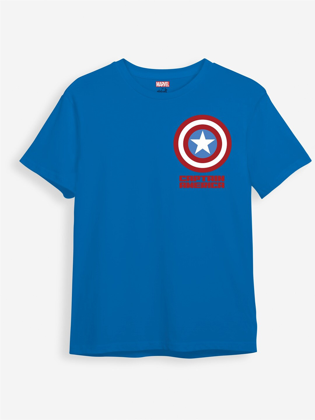 Minicult Kids Iron Man Printed Cotton T-shirt