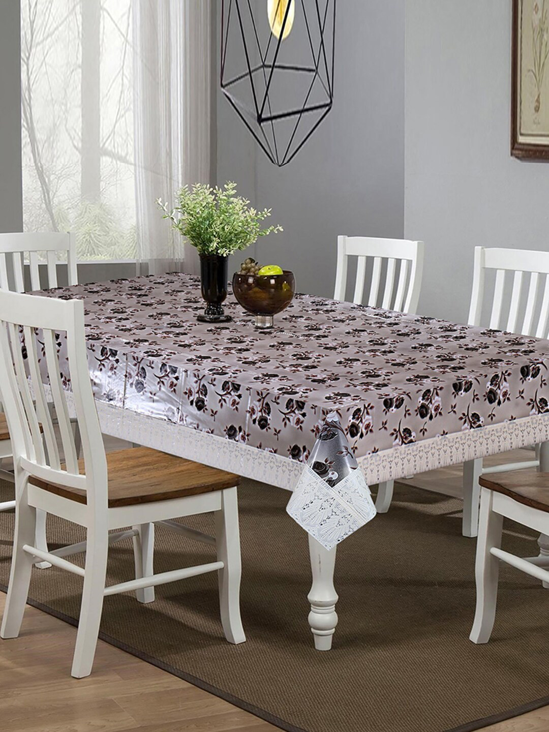 Kuber Industries Set of 2 Floral Printed Dining Table Table Covers
