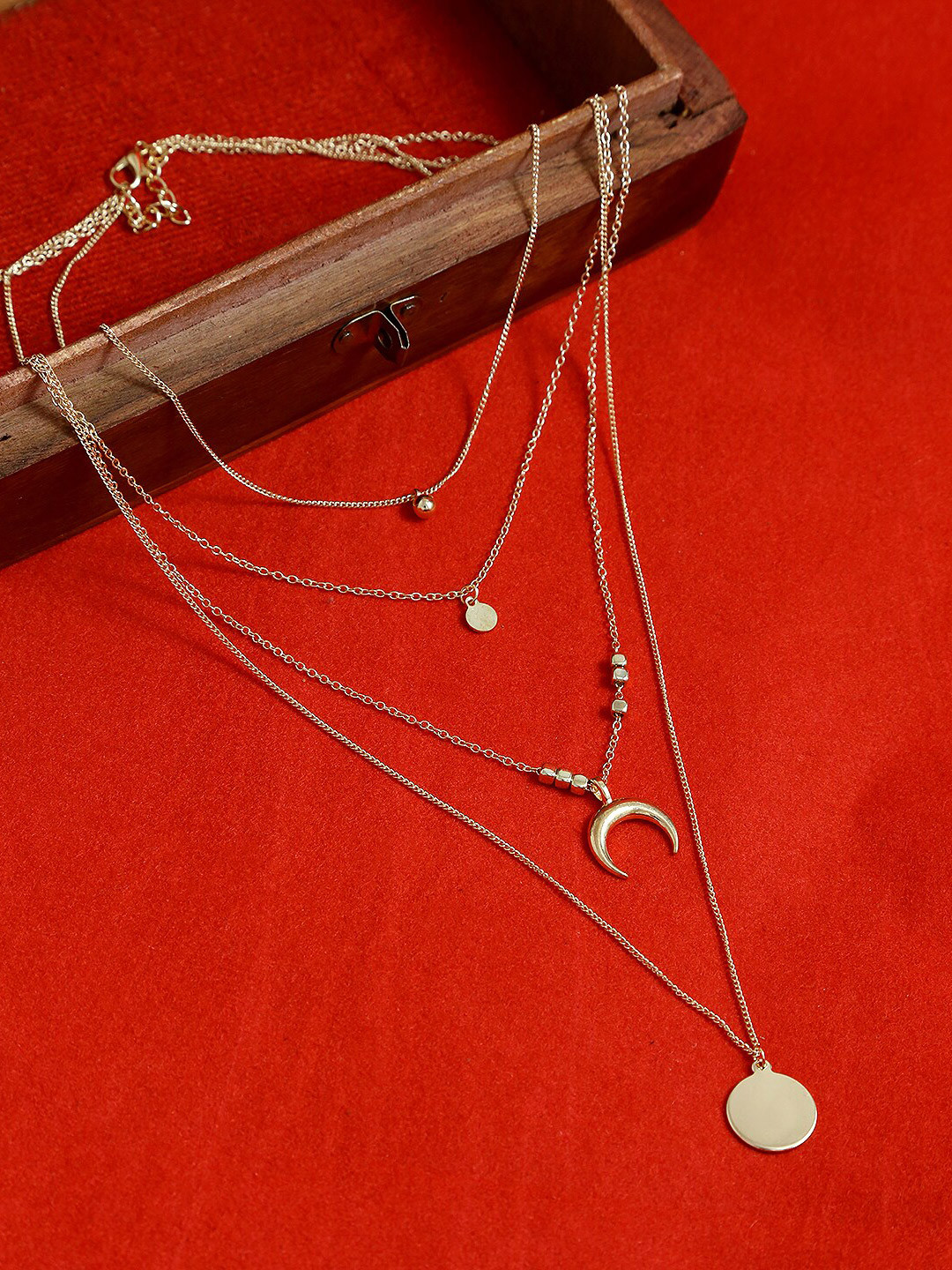 The Pari Gold-Plated Layered Necklace