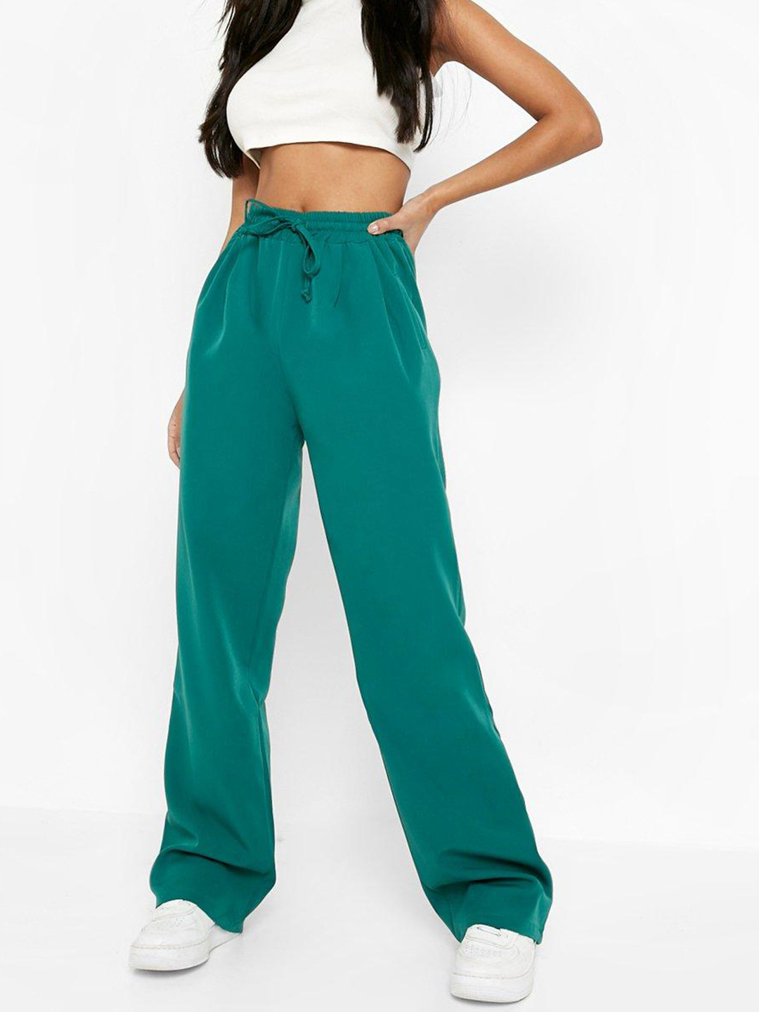 Boohoo Straight Fit Track Pants