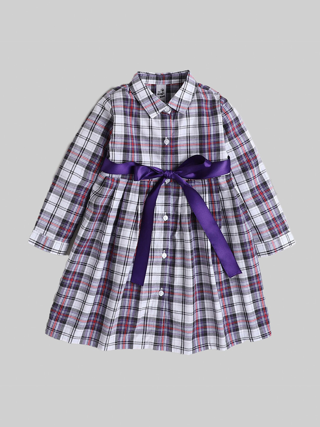 The Magic Wand Checked Shirt Dress