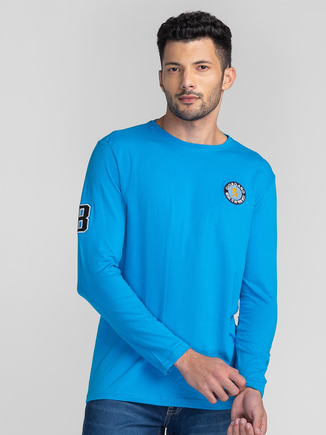 GIORDANO Bio Finish Slim Fit Cotton T-shirt