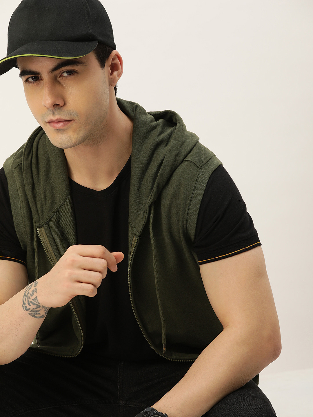 Kook N Keech Men Front-Open Hooded Sweatshirt