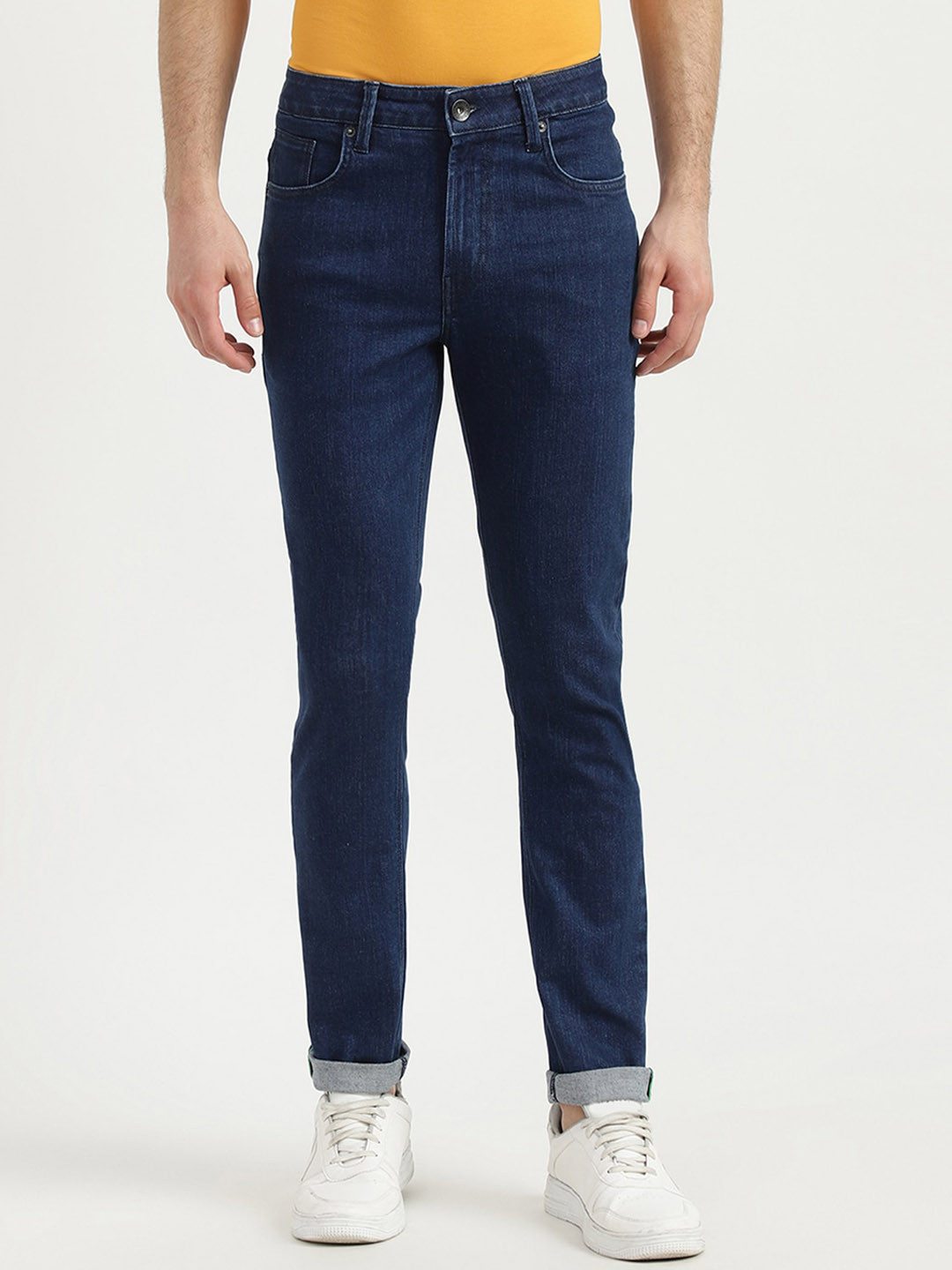 United Colors of Benetton Men Skinny Fit Cotton Jeans