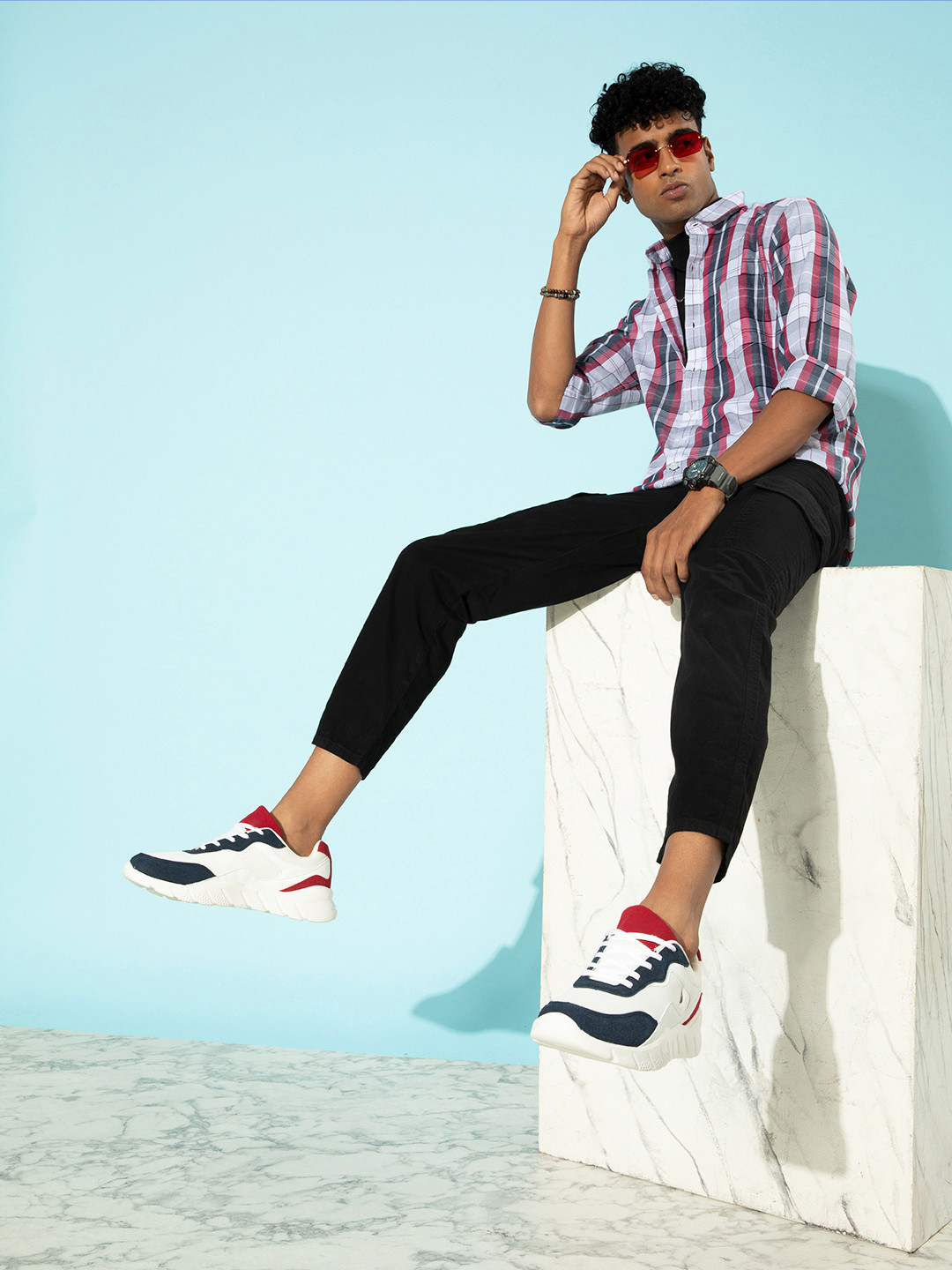 Mast & Harbour Men Snow White Pure Cotton Love Is In The Air Flower Power Casual Shirt