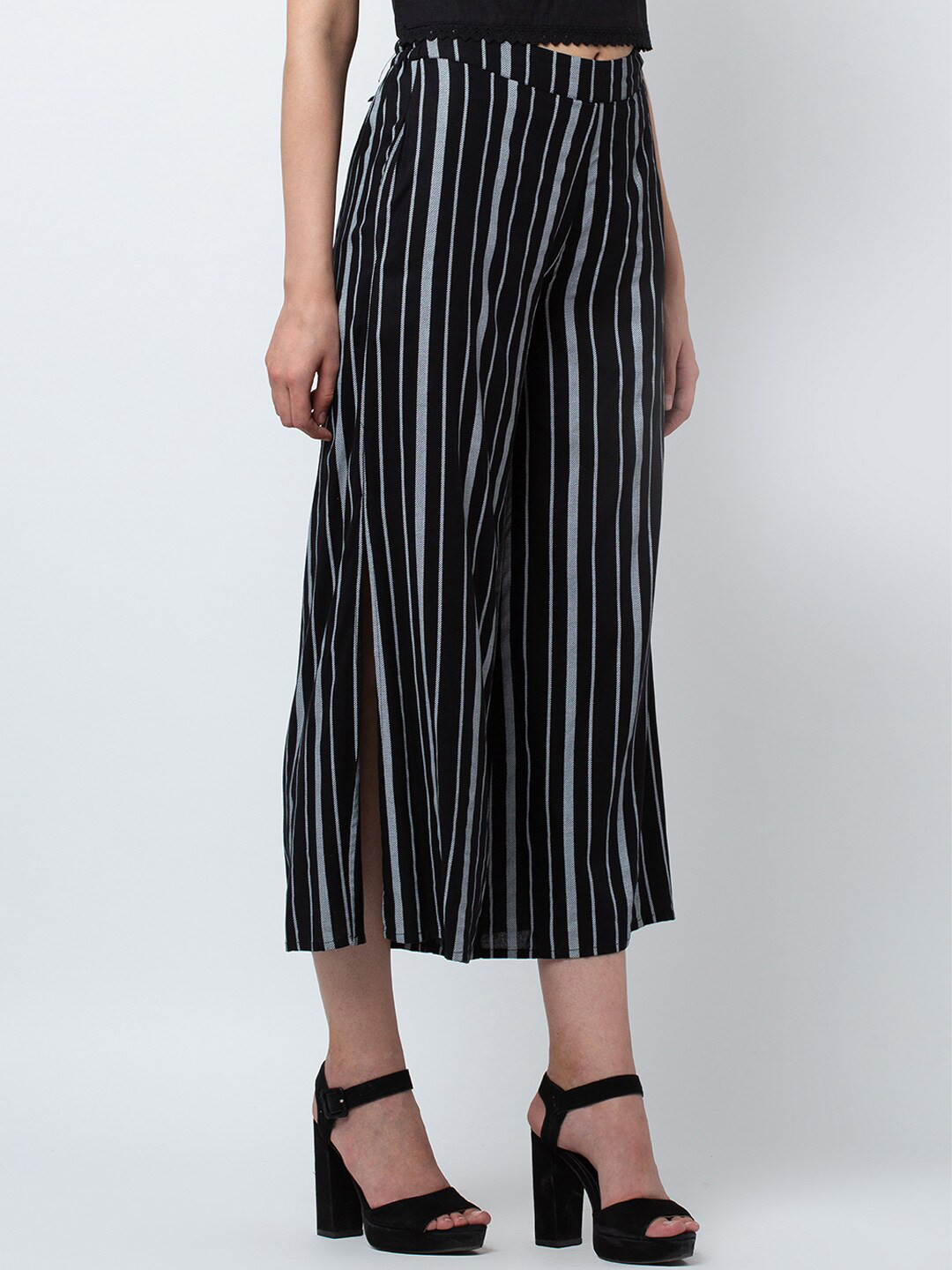 DODO & MOA Women Striped Chinos Trousers