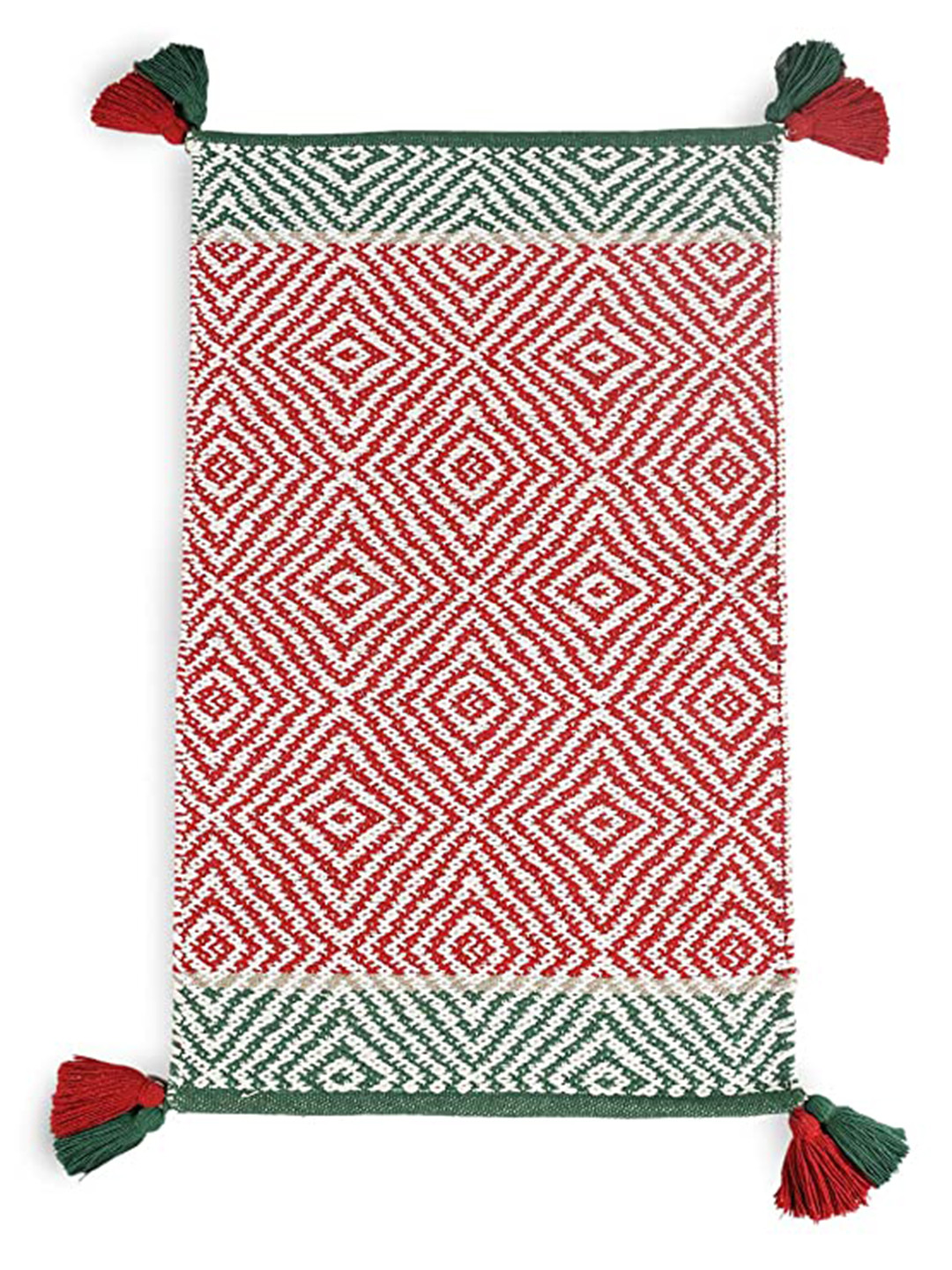 SASHAA WORLD Self-Design 2000 GSM Anti-Skid Bath Rug