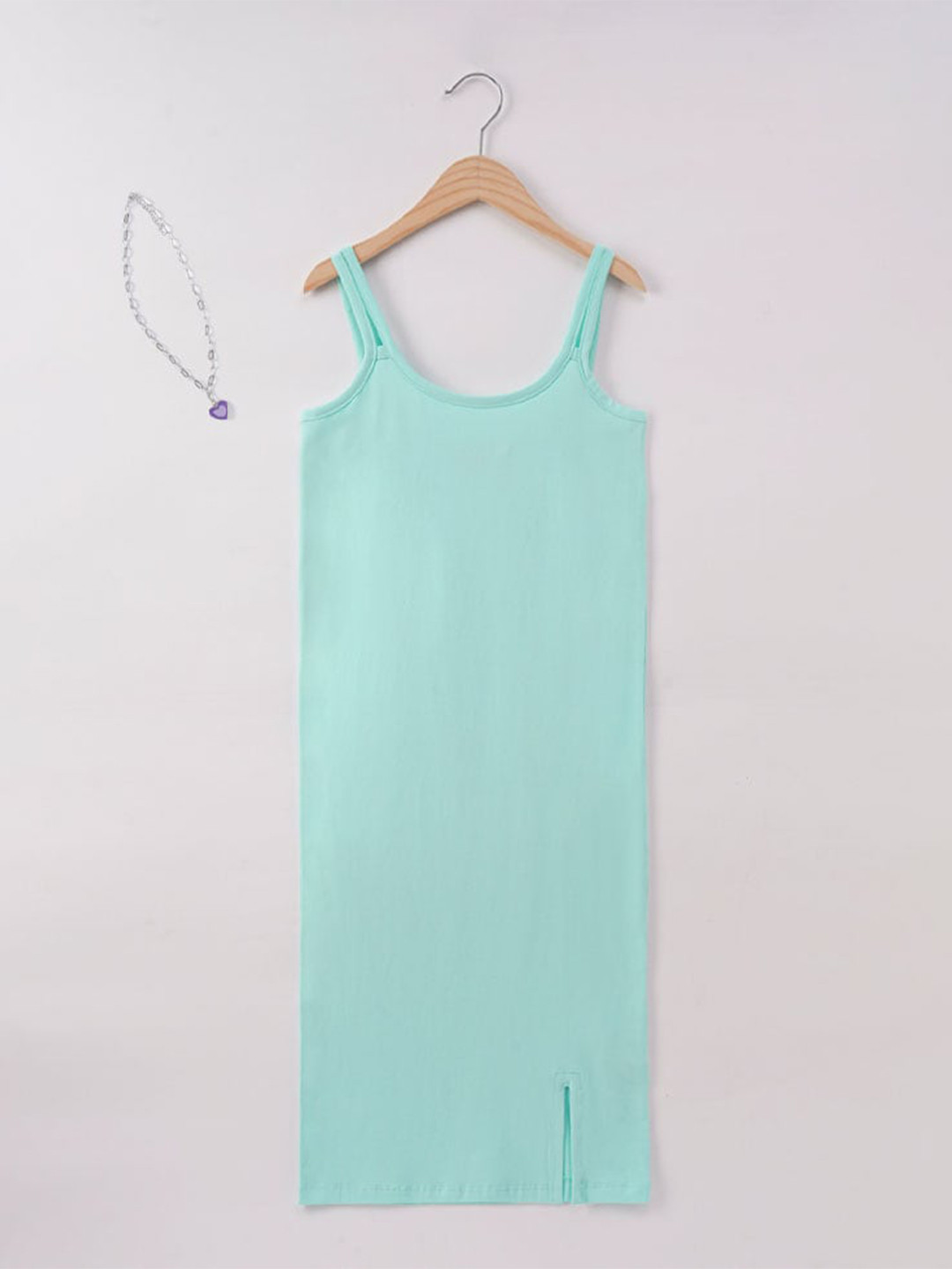 edheads A-Line Cotton Slit Dress