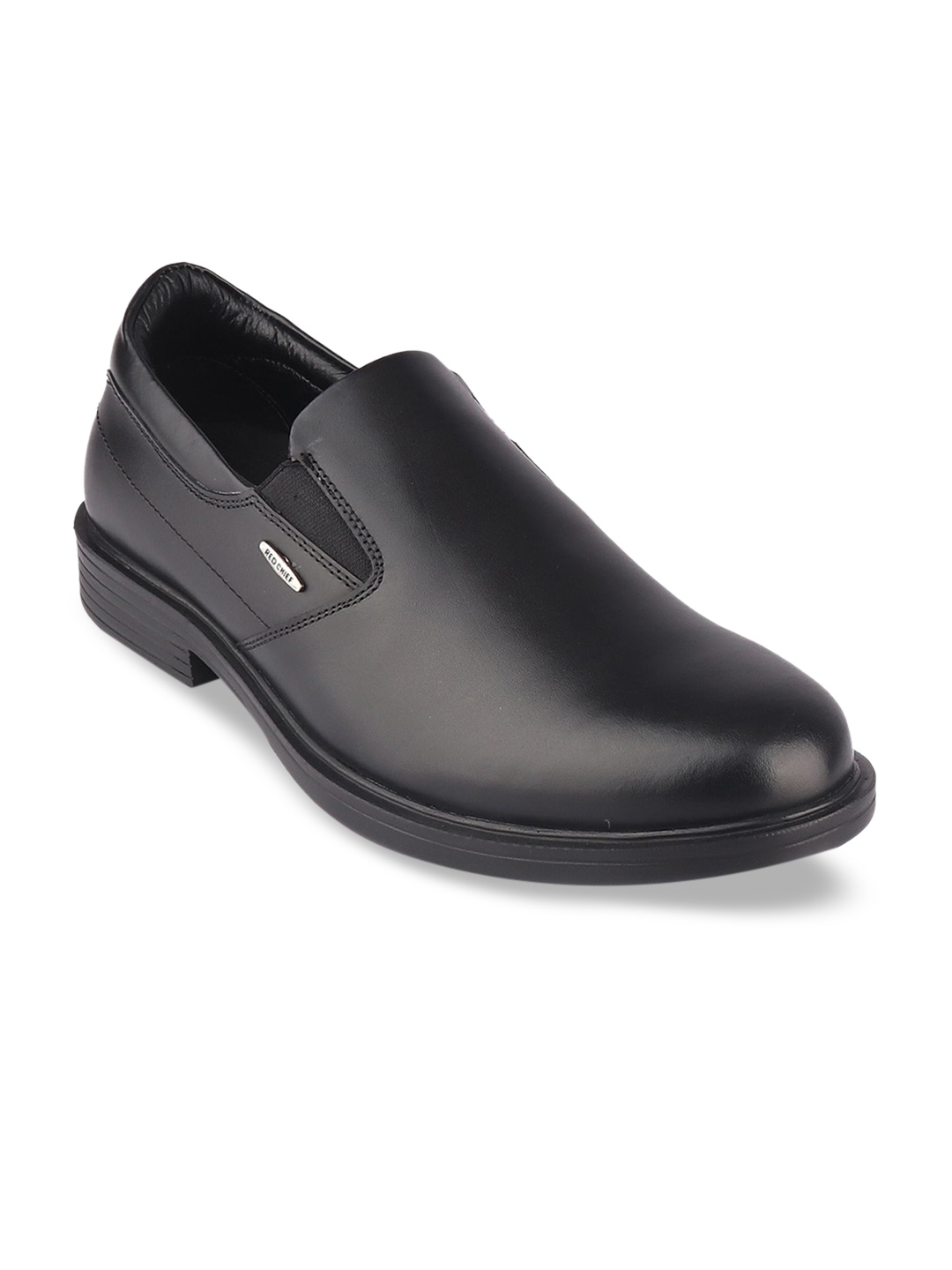 Red chief men's shop black leather formal shoes
