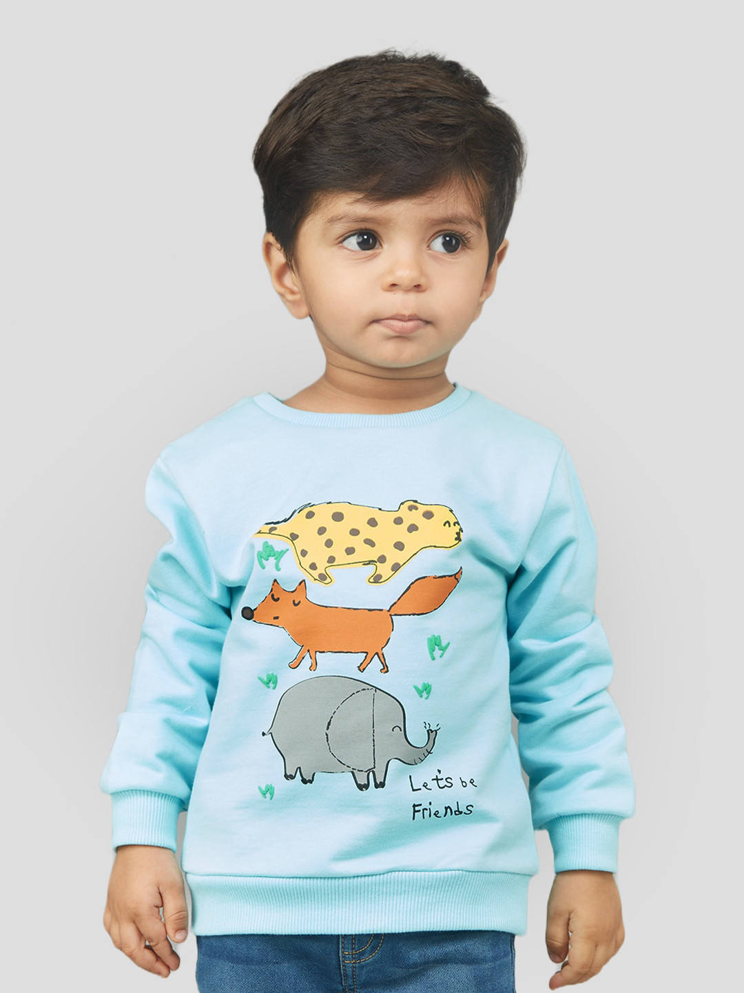 Zalio Boys Graphic Printed Pullover Sweatshirt