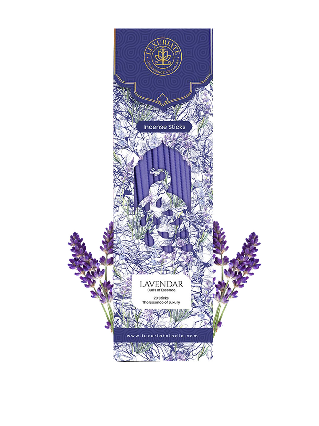 LUXURIATE Mauve 20 Incense Stick Home Fragrances