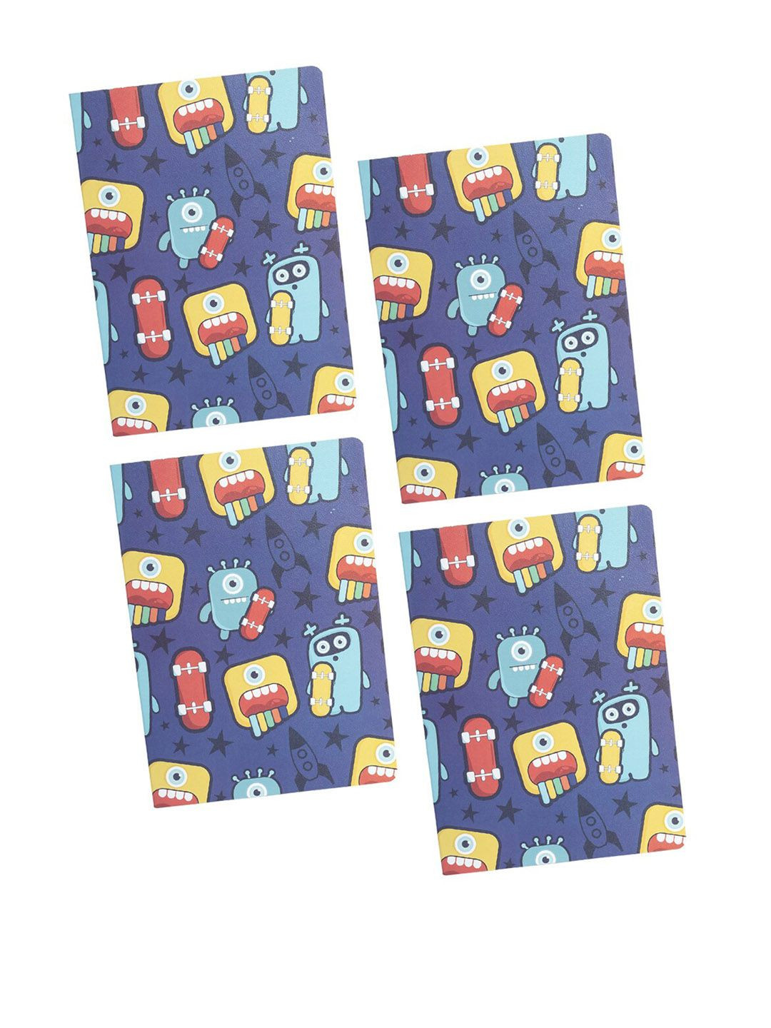 MARKET99 Set of 4 Printed Notebooks