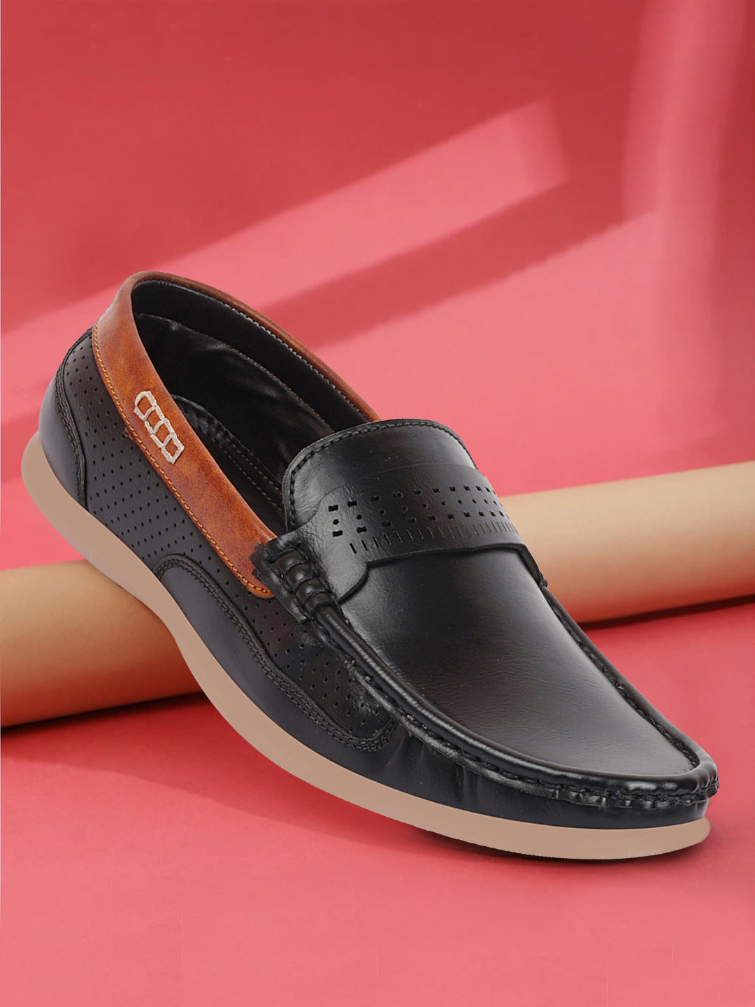 FAUSTO Colourblocked Loafers