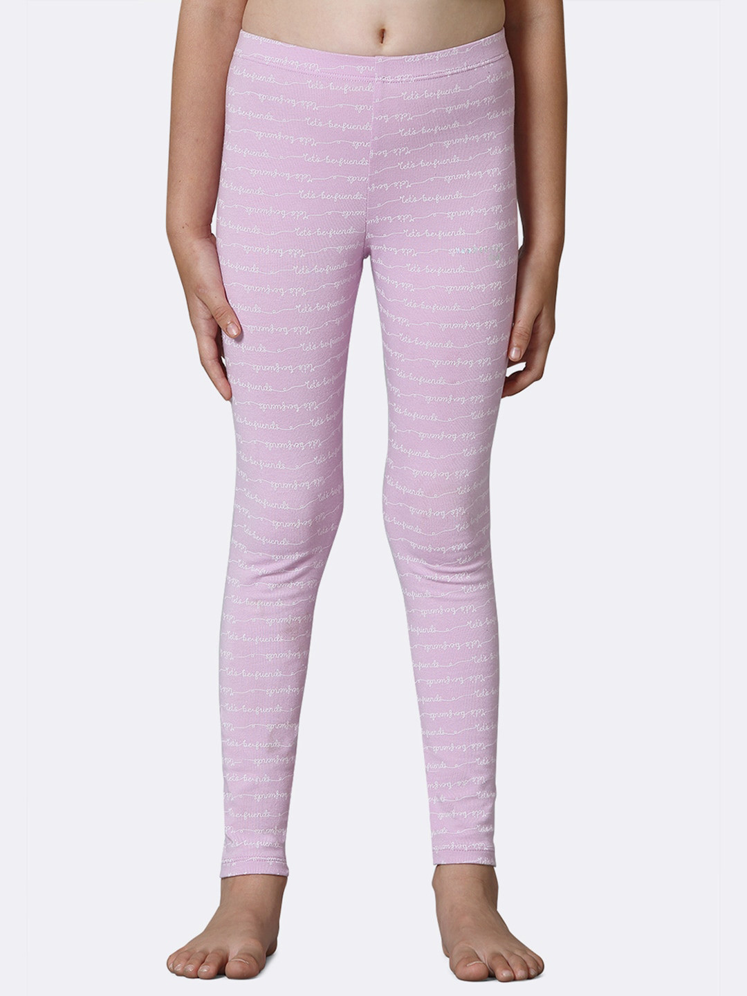 Van Heusen Girls Friends AOP Allover Print Power Plus Super Soft Leggings