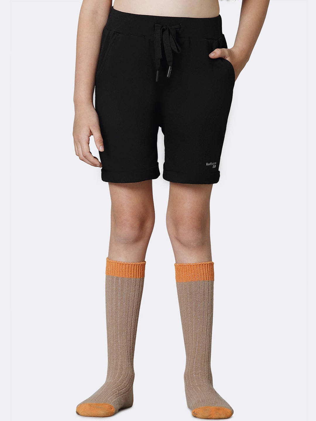 Van Heusen Girls Superior Drape Functional Pockets Longline Shorts