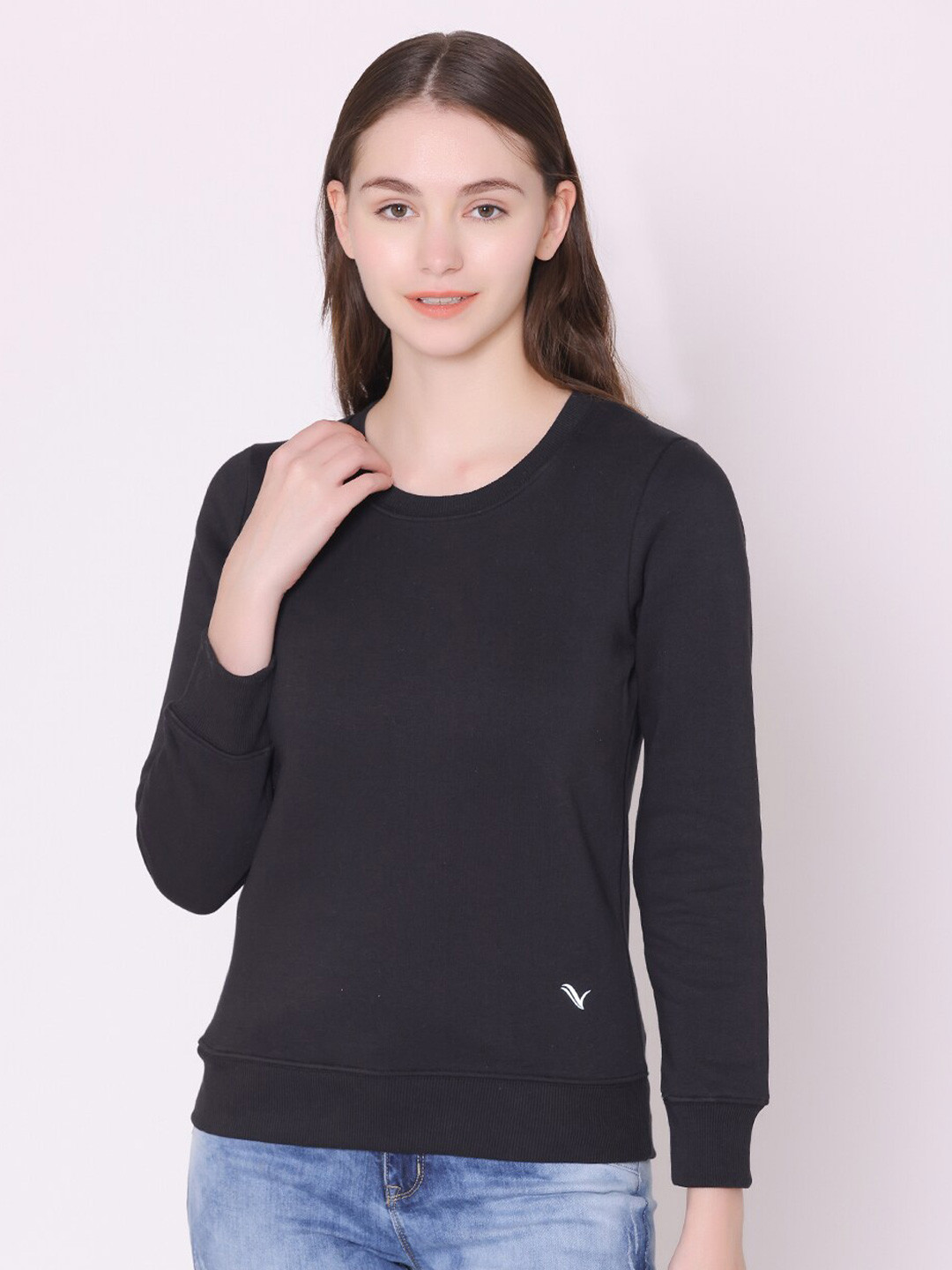 Vami Round Neck Full Sleeve Sweatshirt