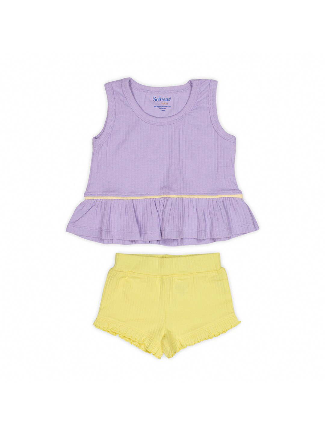 Softsens Girls Top with Shorts