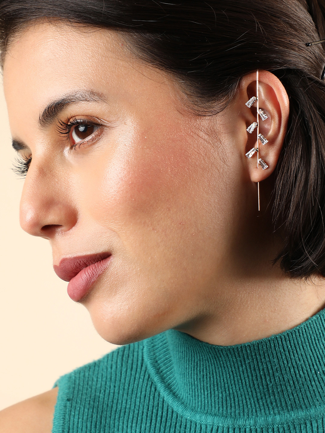 SOHI Contemporary Ear Cuff Earrings