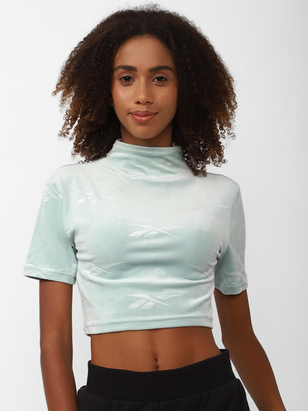 Reebok Women Turtle Neck Slim Fit T-shirt