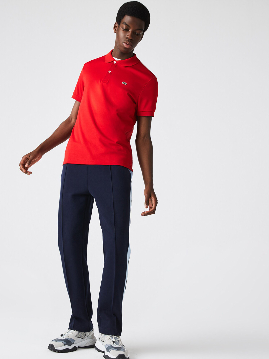 Lacoste Men Polo Collar T-shirt