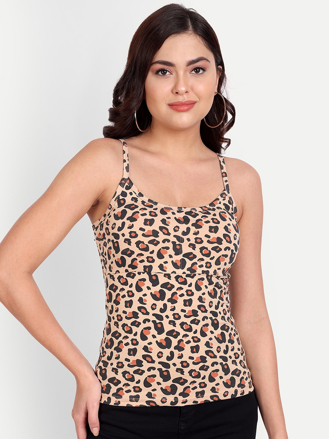 Indiankala4u Women Printed Lightly-Padded Camisoles