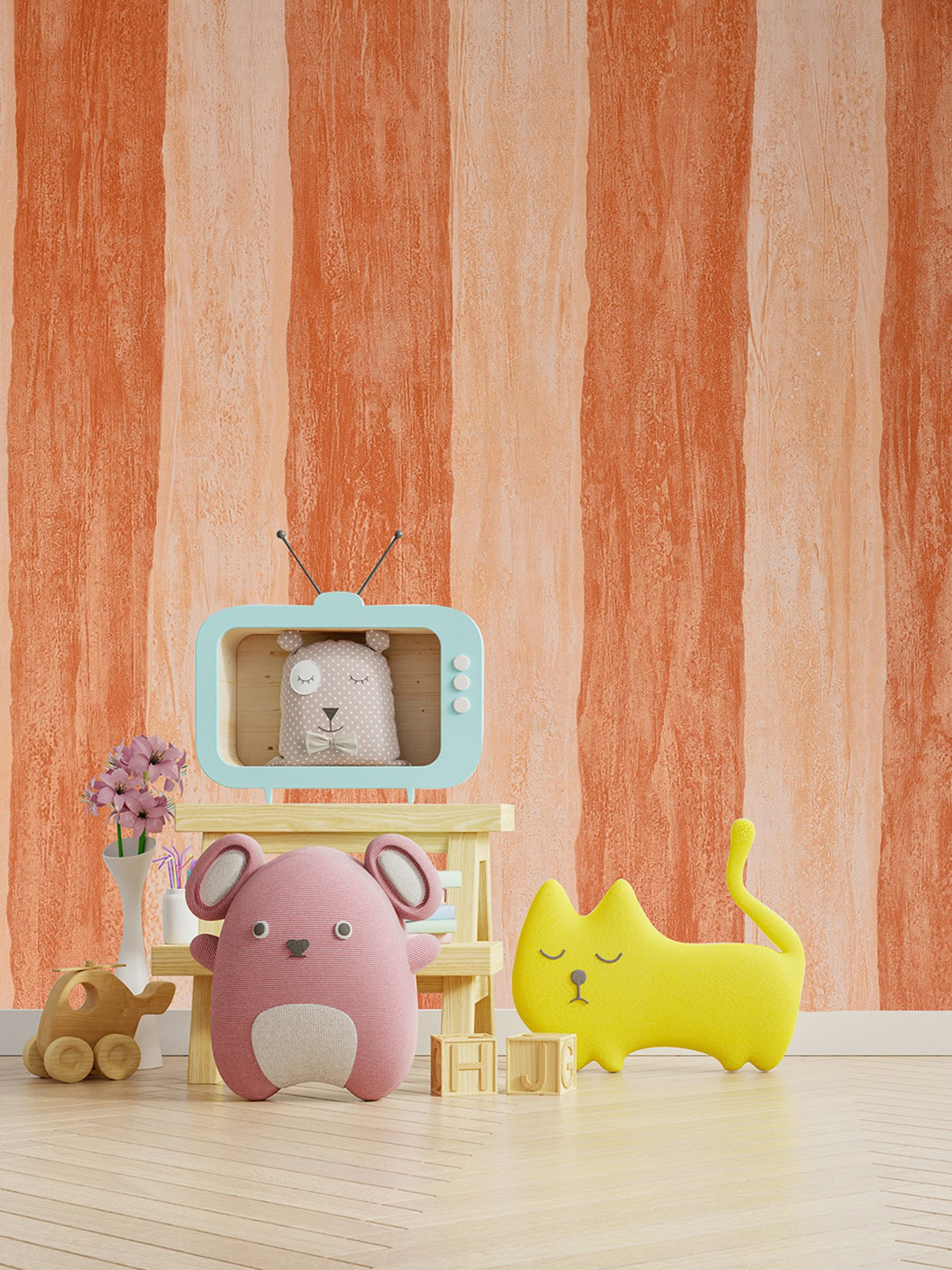 Bonhomie Striped Wall Sticker Wallpapers