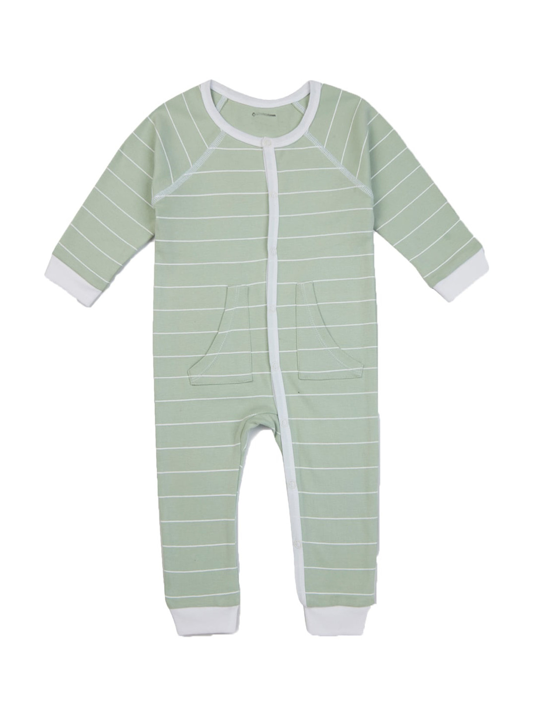 My Milestones Infant Boys Striped Pure Cotton Romper