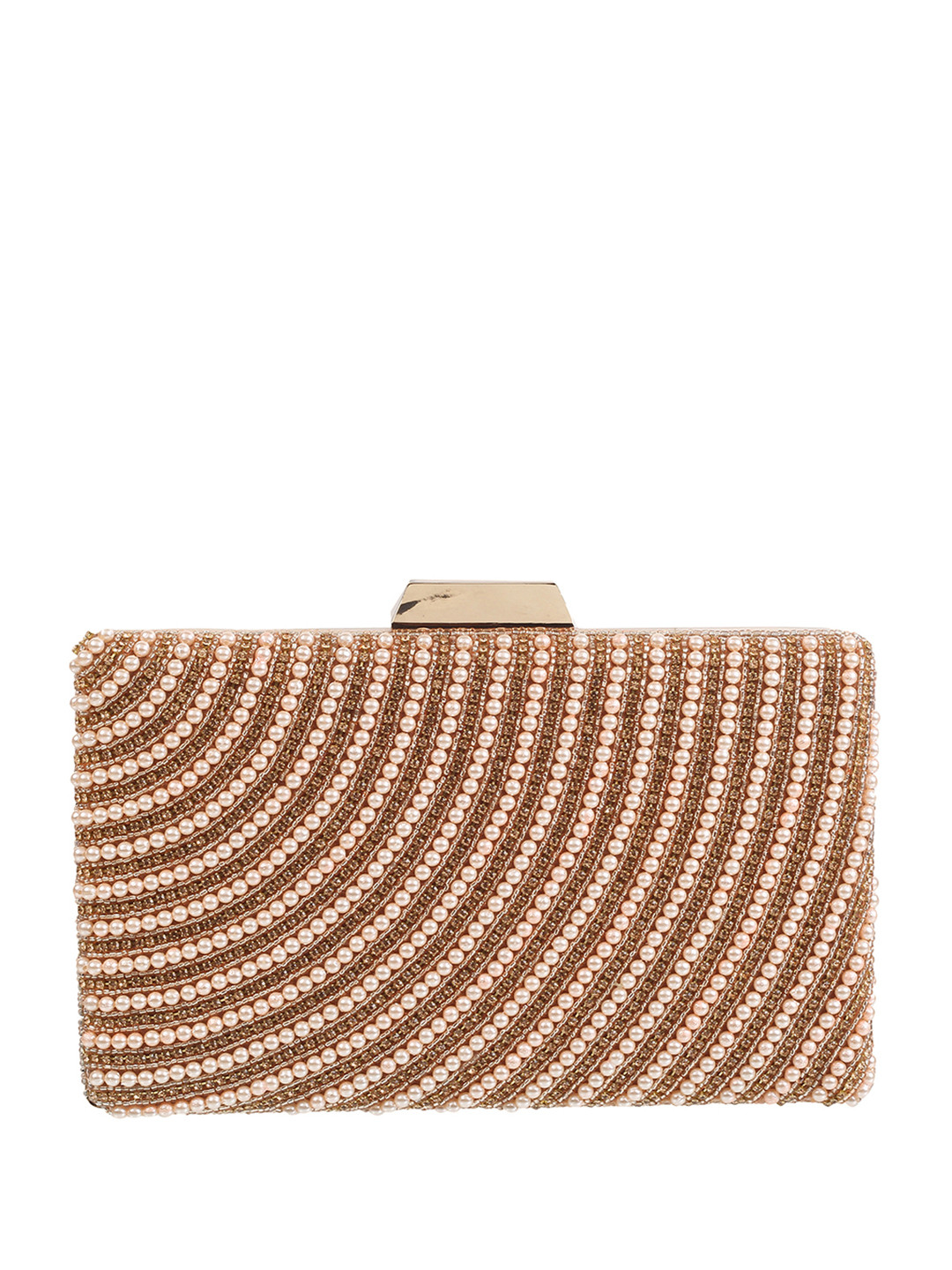 Metro Embellished Box Clutch