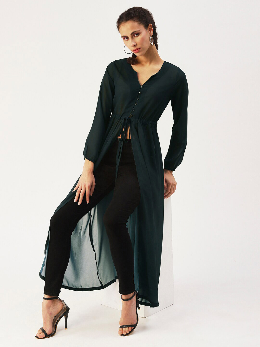 DressBerry Georgette Maxi Longline Top