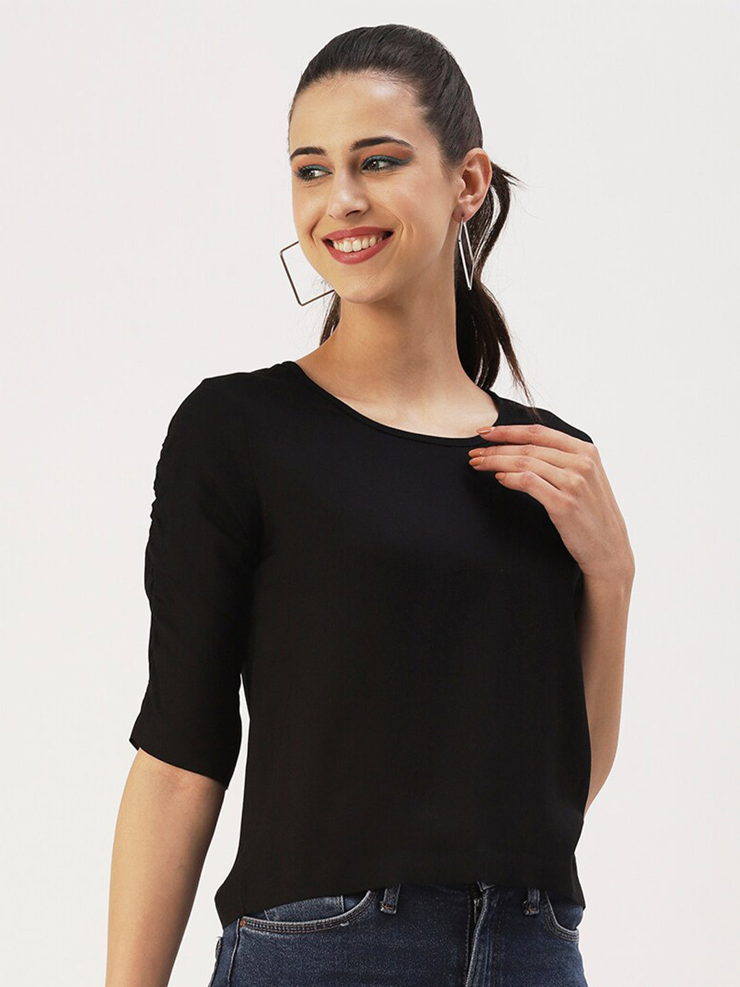 DressBerry Round Neck Top