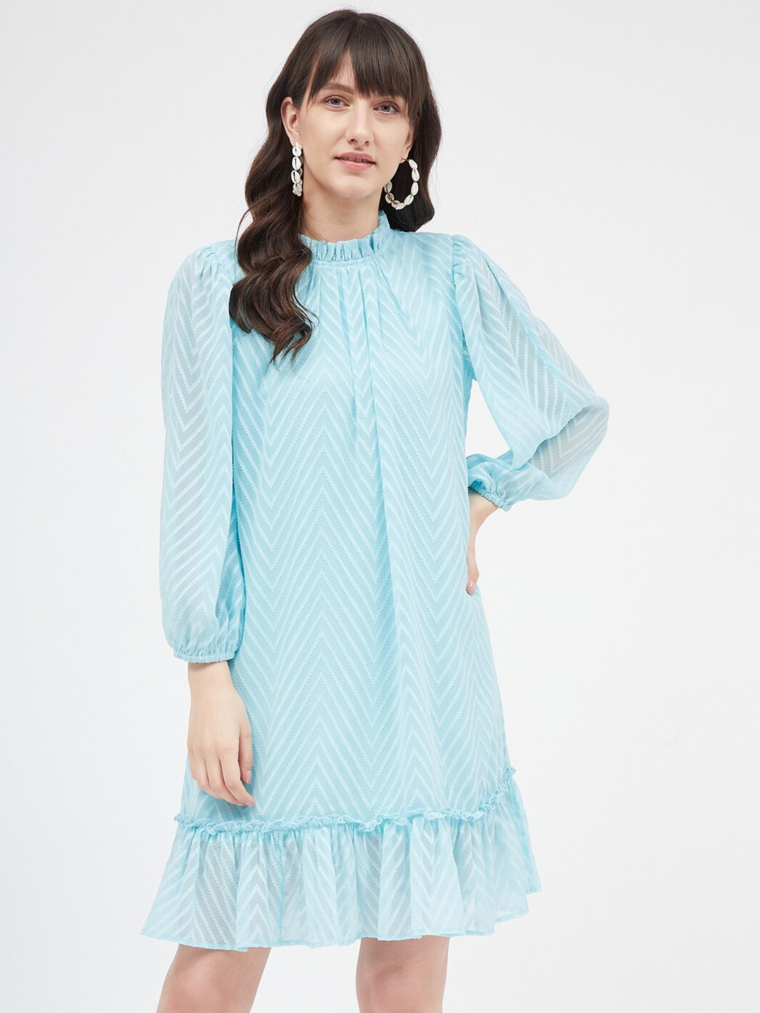 Kibo Self-Design A-Line Dress