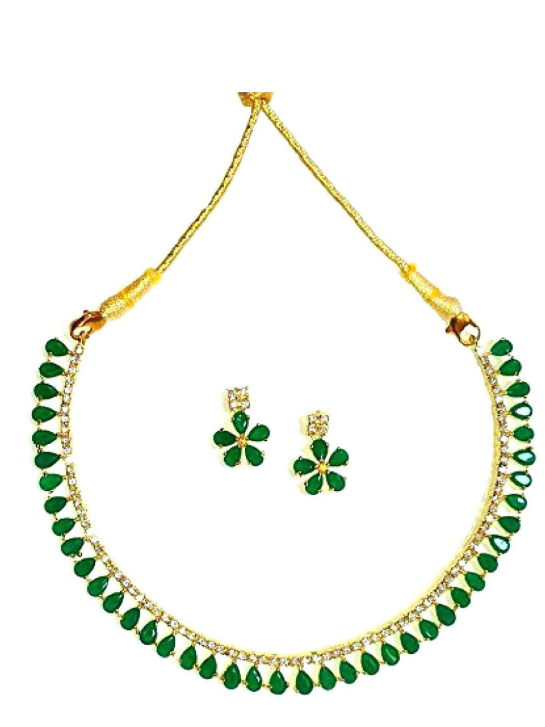 The Pari Gold-Plated AD-Studded Jewellery Set