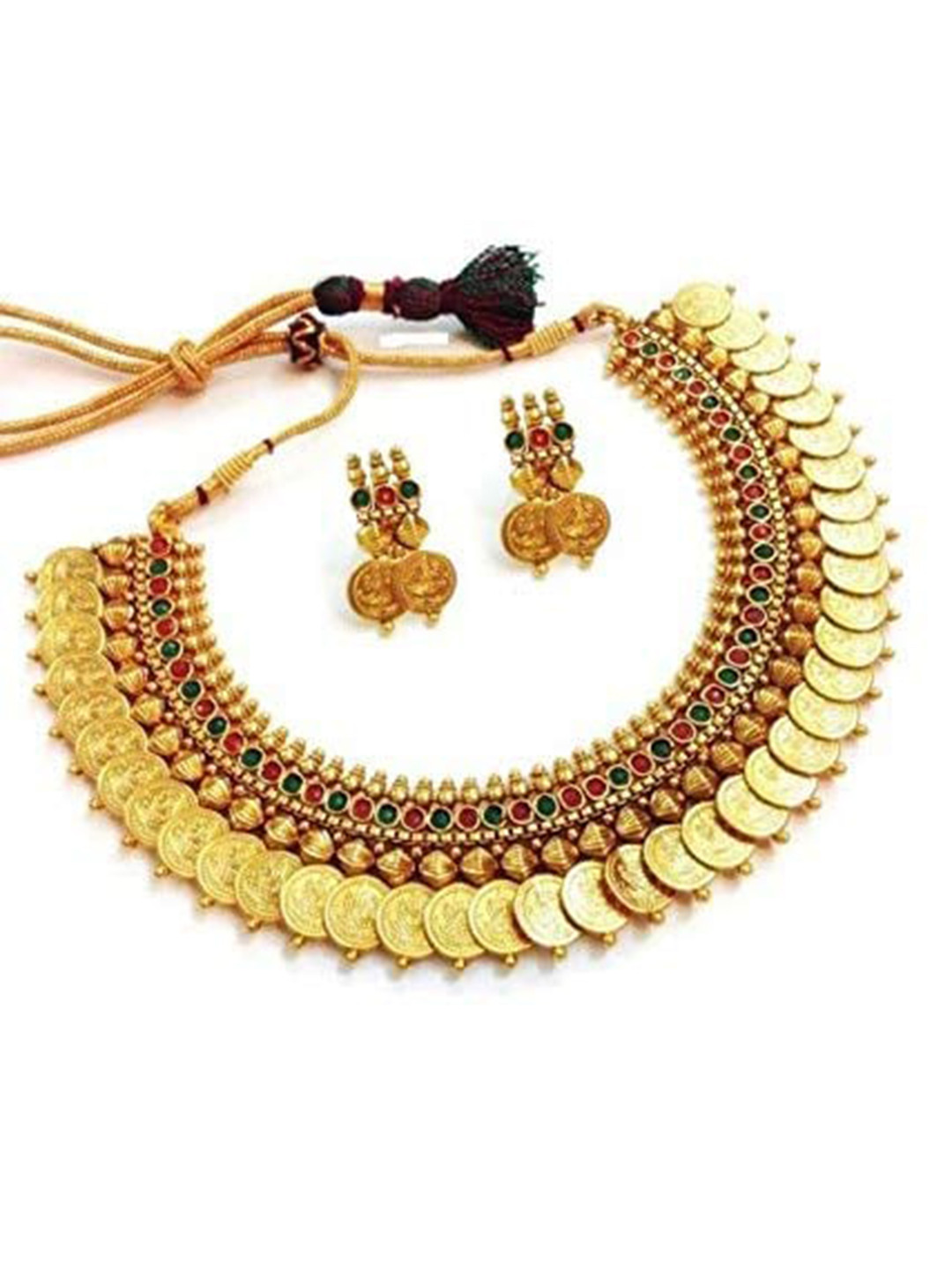 The Pari Gold-Plated Stone-Studded Jewellery Set