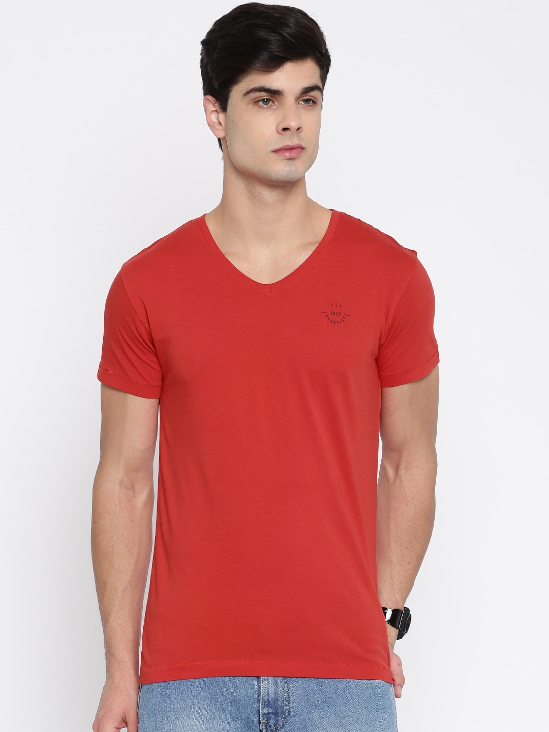 wrangler v neck t shirts