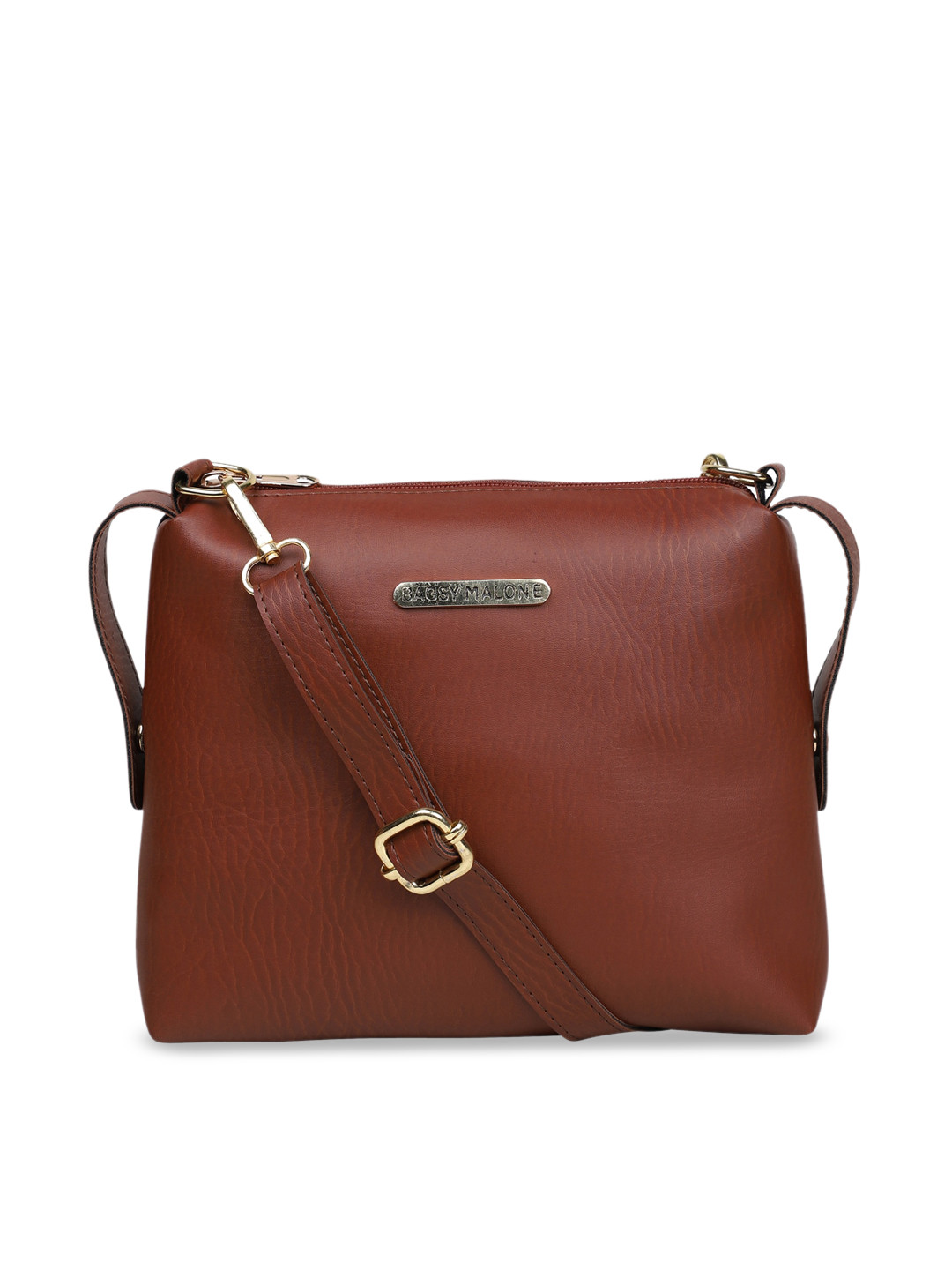 Bagsy Malone PU Bucket Sling Bag with Tasselled