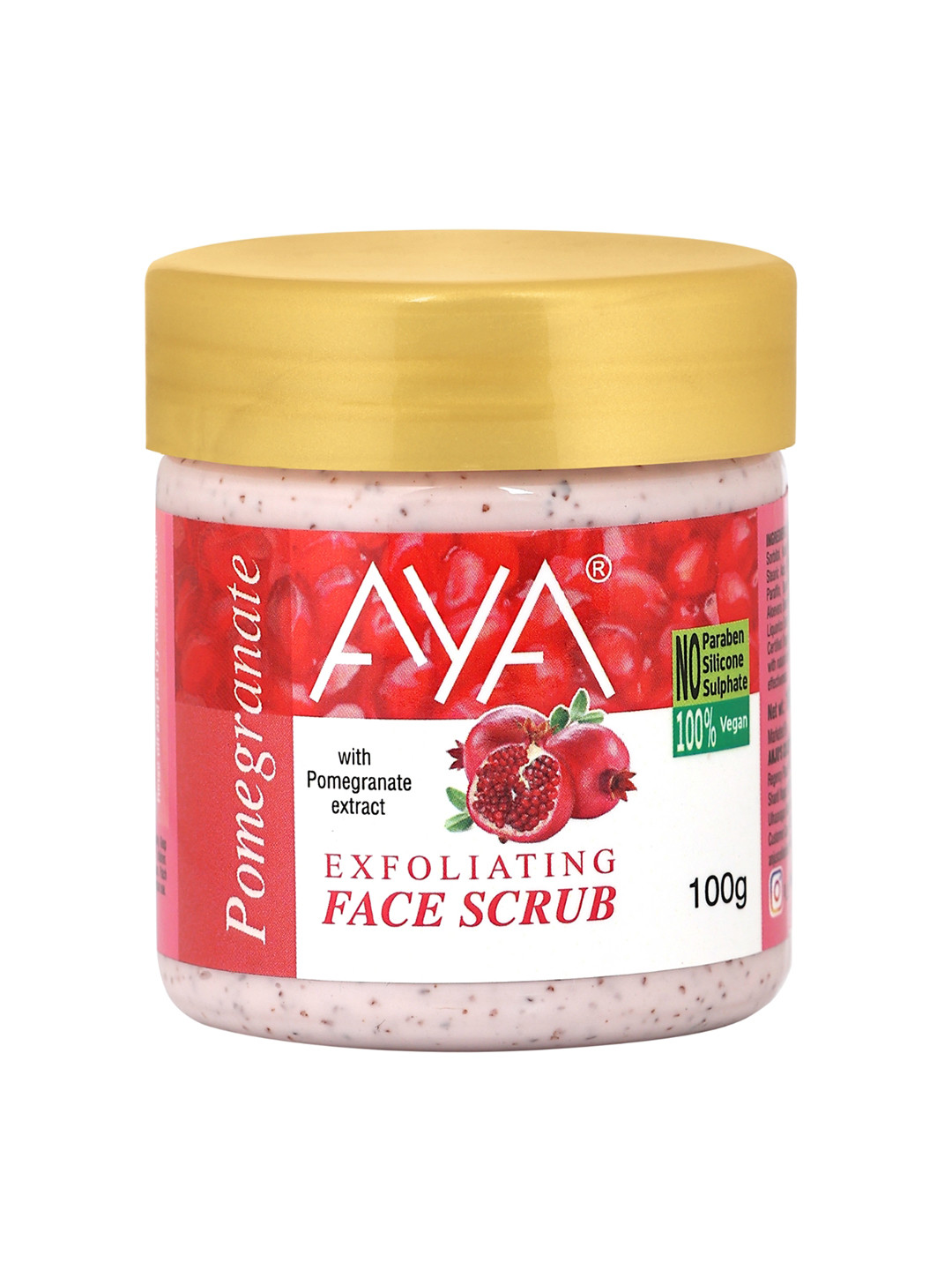 AYA Pomegranate Exfoliating Face Scrub 100 ml