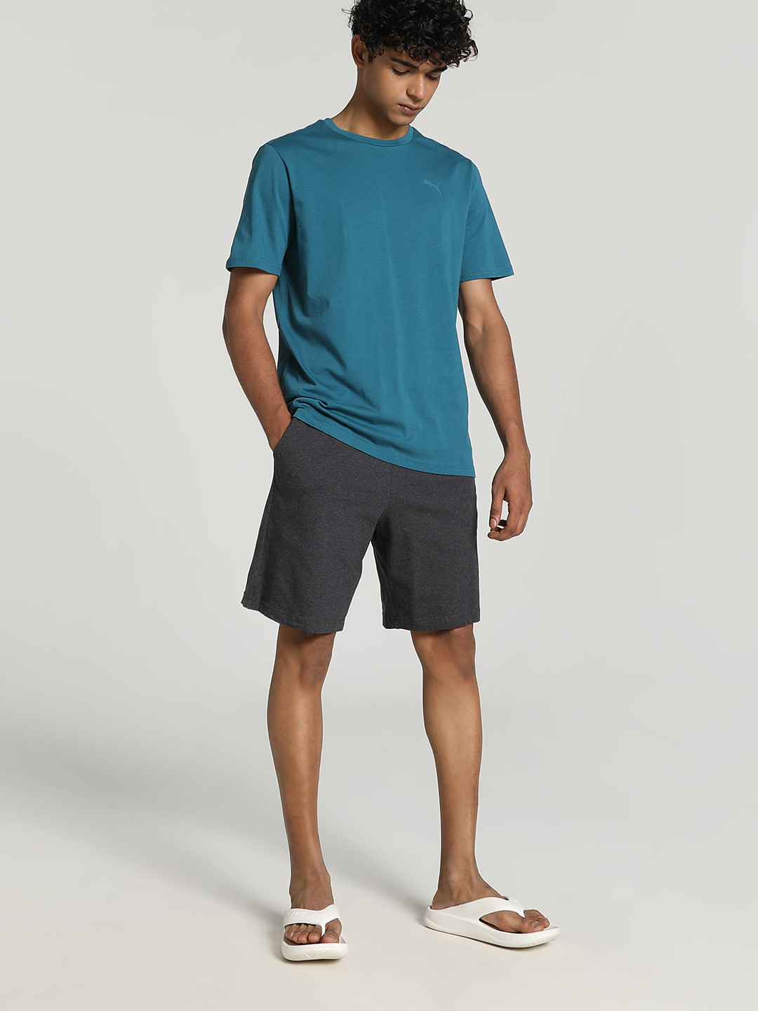 Puma Men Basic Tee & Shorts Set