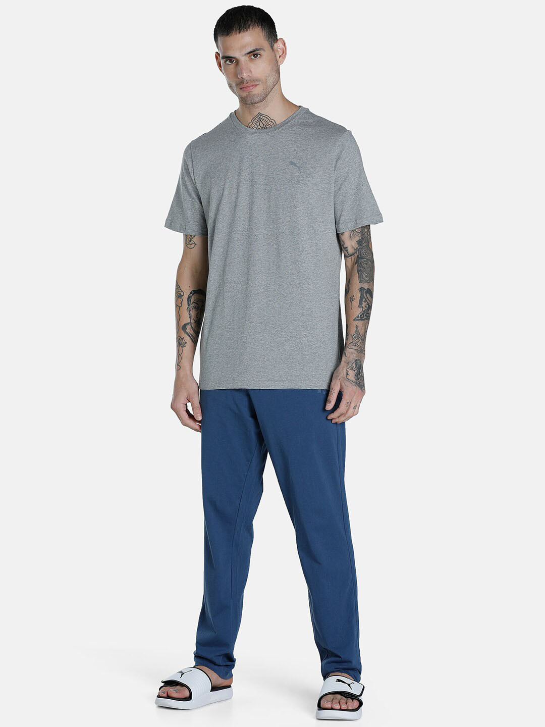 Puma Men Basic T-Shirt & Joggers Set