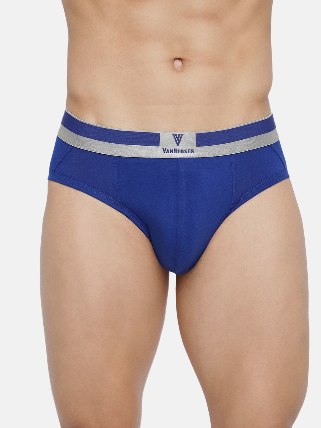 Van Heusen Innerwear Men Swift Dry & Breathable AIR Series Active Briefs -  Ibiza Blue