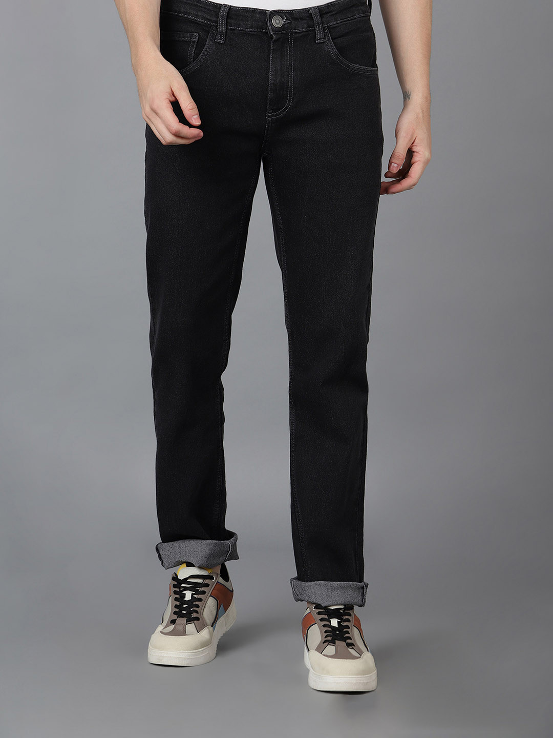 Urbano Fashion Men Stretchable Regular Fit Cotton Jeans