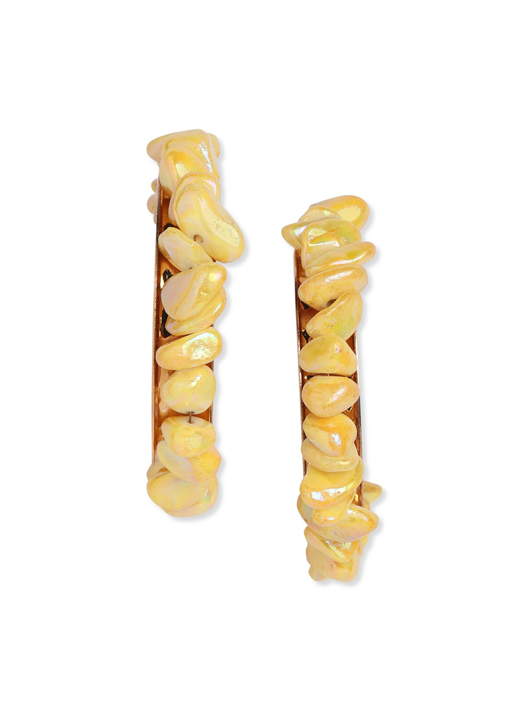 Blisscovered Contemporary Half Hoop Earrings