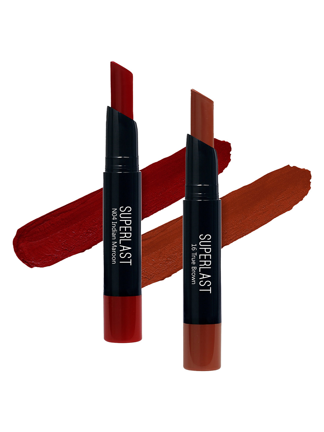 ME-ON Set of 2 Superlast Matte Lipstick - Shade 04 & 16