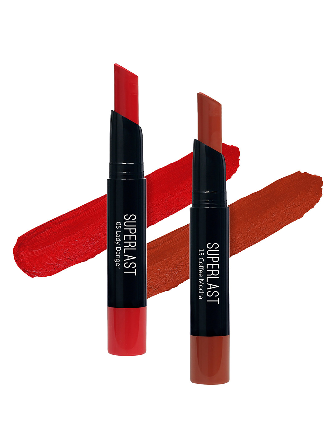 ME-ON Set of 2 Superlast Matte Lipstick - Shade 05 & 15