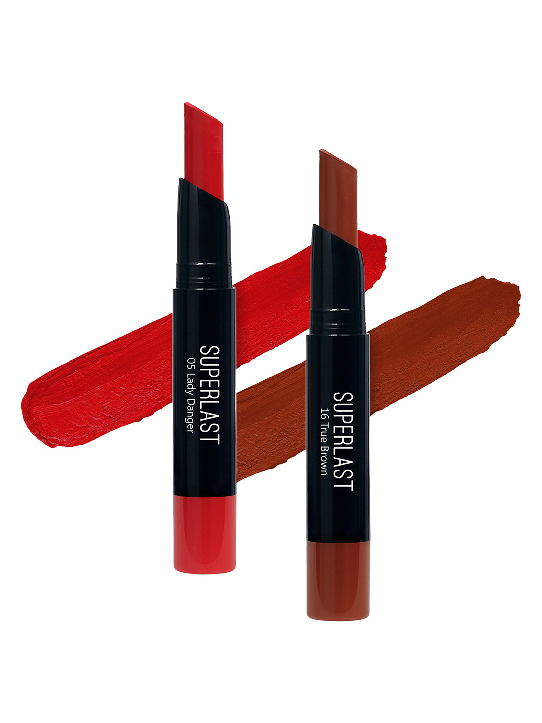 ME-ON Set of 2 Superlast Matte Lipstick -Shade 05 & 16